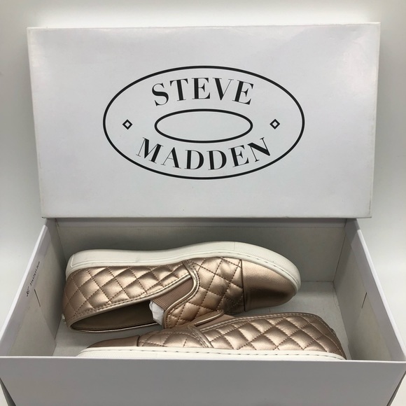 Zaander Rose Gold Color Slip-On Sneaker by Steve Madden - Picture 6 of 7